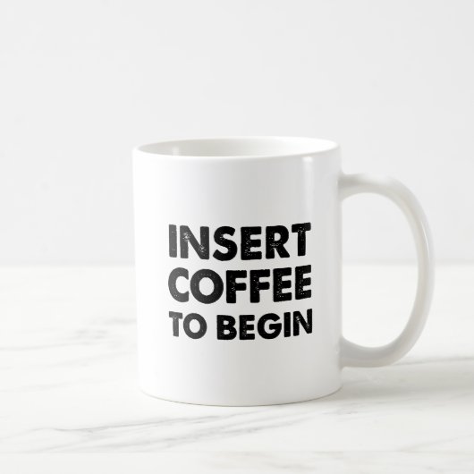 面白いコーヒーマグを挿入 コーヒーマグカップ (右)