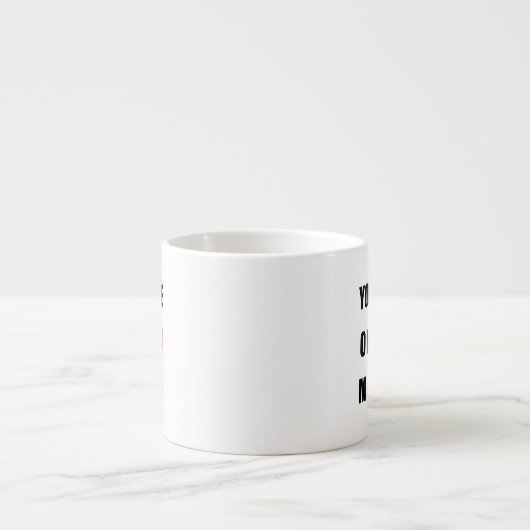 面白いコーヒーマグ エスプレッソカップ (正面)