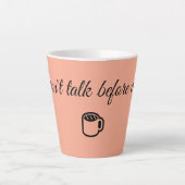 面白いコーヒーマグ ☕ カフェラテマグ (正面)