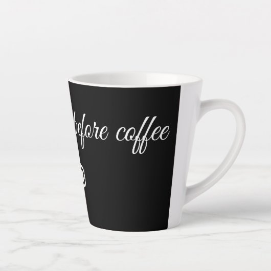 面白いコーヒーマグ ☕ カフェラテマグ (右)