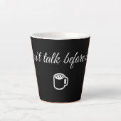 面白いコーヒーマグ ☕ カフェラテマグ (正面)