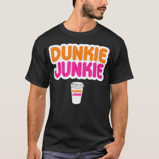 面白いコーヒー好きのためのダンキーの中毒者のコーヒーラブ Tシャツ