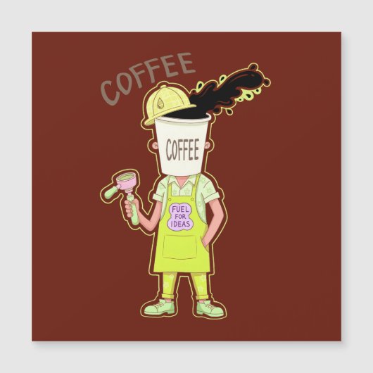 面白いコーヒー好き - アイデアの燃料 (正面)