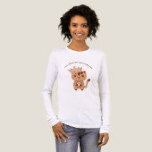 面白いコーヒー愛好家の猫Tシャツ トライブレンドＴシャツ (正面全体)