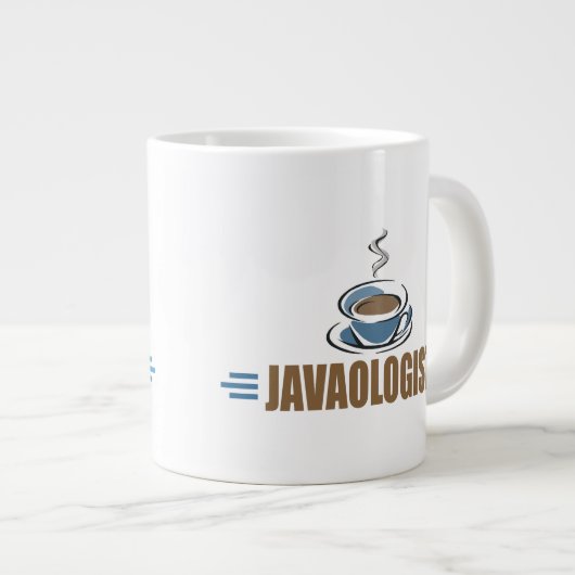 面白いコーヒー ジャンボコーヒーマグカップ (正面右)