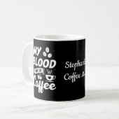 面白いコーヒー, ユーモア, コーヒー好き コーヒーを飲む人 コーヒーマグカップ (正面左)