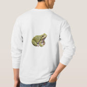 ✨面白いゴシップのカエル引用Tシャツ|「飲んで話す」 Tシャツ (裏面)