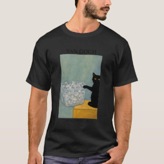 面白いゴッホ猫ミーム アイス無しバージョン 1888 Tシャツ