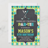 面白いゴルフのお誘い 招待状 (正面)