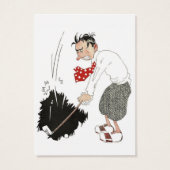 面白いゴルファー (裏面)