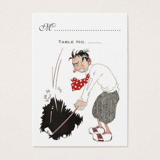 面白いゴルファー (正面)