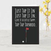 面白いゴルフカード ゴルファー スポーツ選手 名言 ユーモア カード (黄色い花)