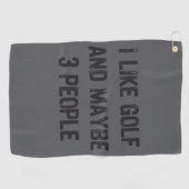 面白いゴルフ 皮肉な名言 ゴルフ ゴルフタオル (横)