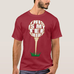 面白いゴルフTシャツ これが私のゴルフ Tシャツ