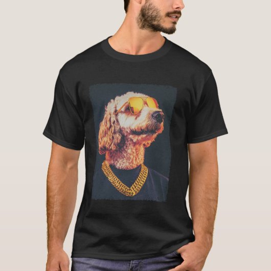 面白いゴールドエンドゥードル Tシャツ (正面)