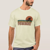 面白いサイクリングの引退 - ヴィンテージサイコロジスト Tシャツ (正面)