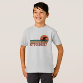 面白いサイクリングの引退 - ヴィンテージサイコロジスト Tシャツ (正面フル)