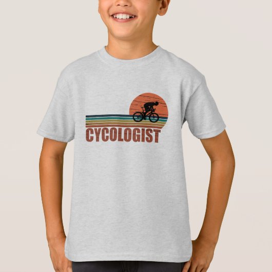 面白いサイクリングの引退 - ヴィンテージサイコロジスト Tシャツ (正面)
