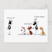 面白いサイモンセズの漫画 ポストカード (正面)