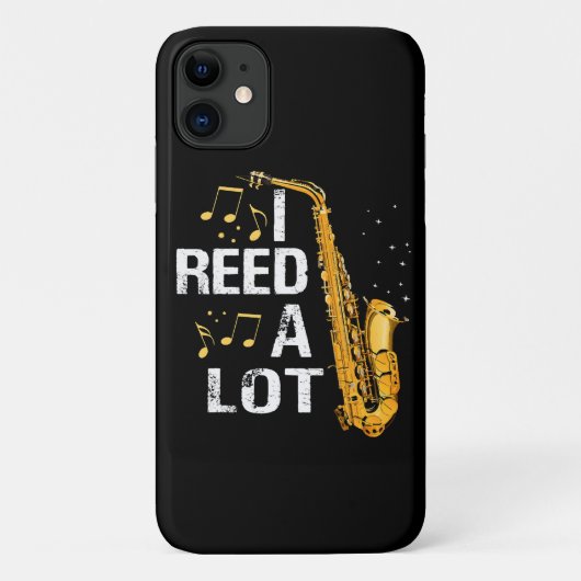 面白いサクソフォン Case-Mate iPhoneケース (裏面)