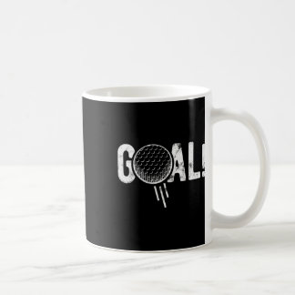 面白いサッカーのゴール ゴルフ フォー ジョーク コーヒーマグカップ