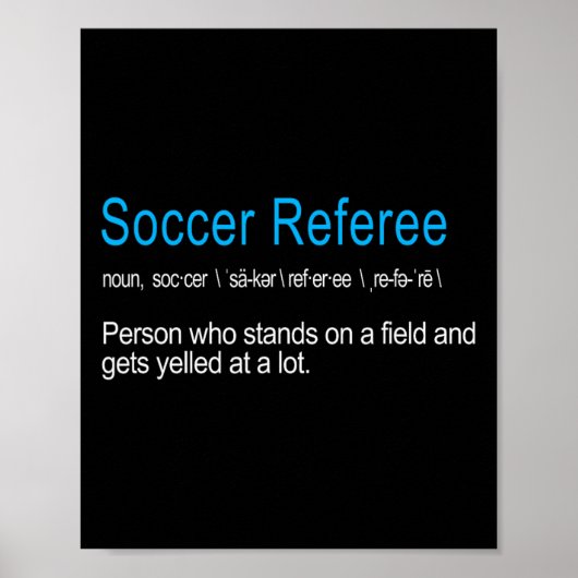 面白いサッカーレフリーの定義 楽しいGif ポスター (正面)