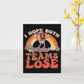 面白いサッカー名言 両チーム負けてくれ チーム カード (黄色い花)