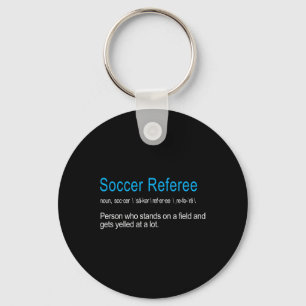 面白いサッカー審判の定義 楽しいGIF キーホルダー