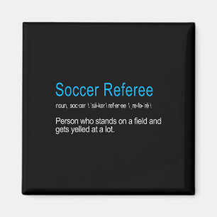 面白いサッカー審判の定義 楽しいGIF マグネット