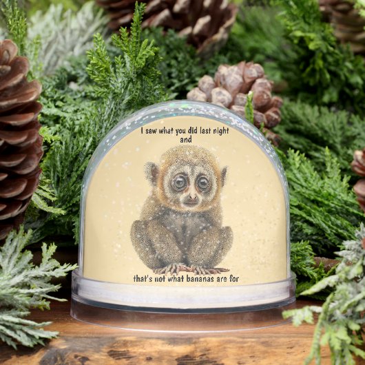 面白いサルとバナナのユーモア (冬)