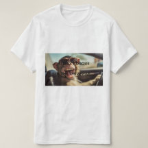 面白いサルTシャツ