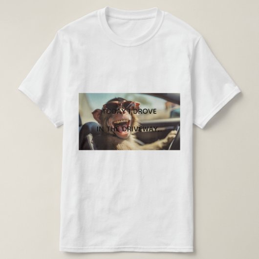 面白いサルTシャツ Tシャツ (デザイン正面)