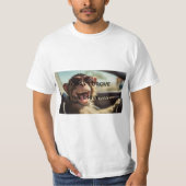 面白いサルTシャツ Tシャツ (正面)