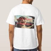 面白いサルTシャツ Tシャツ (裏面)