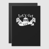 面白いサンタビール飲みクリスマス Let's Get Lit (正面/裏面)