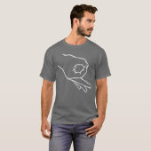 面白いサークルゲームGotcha Tシャツ ファミリー (正面フル)