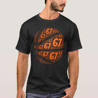 面白いシックスセブンプレーヤーのバスケットボールミーム Tシャツ