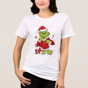 面白いシックスセブンメメクリスマス ウイルス性6 7ミーンGu トライブレンドTシャツ