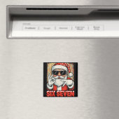 面白いシックスセブンメーム クリスマス クールサンタの名言 6 マグネット (インサイチュ (食洗機))