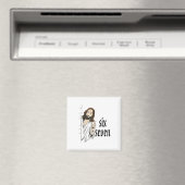 面白いシックスセブン脳回転ミーム 6 7 ウイルス性 Gen Z 67 T マグネット (インサイチュ (食洗機))