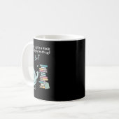 面白いシックスセブン6 7 メメ先生デザインリーディング 6- コーヒーマグカップ (正面左)