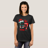 面白いシックスセブン 67 クリスマスパジャマ メンズ Tシャツ (正面フル)