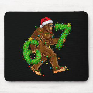 面白いシックスセブン 6 7 メメ ビッグフット クリスマスTシャツ マウスパッド