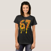 面白いシックスセブンZza67ナンバー Tシャツ (正面フル)