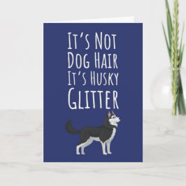 面白いシベリアンハスキーカード 犬好き ペット 動物 カード