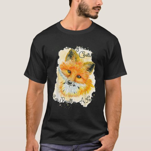 面白いシャツこれは私の人間の衣装である私は本当に Tシャツ (正面)
