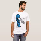 面白いシャツ 割り込み Tシャツ (正面フル)
