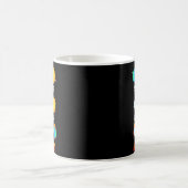 面白いシャツ 太陽の皆既日食 月の皆既月食 終末 コーヒーマグカップ (中央)