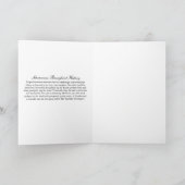 面白いシュナウザー ディケンズ クリスマス グリーティング カード (内部)