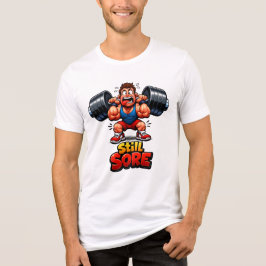 面白いジムデザイン - ワークアウトミーム - トライブレンドＴシャツ